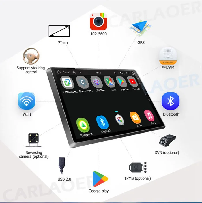 2G ram 2 din автомагнитола 2Din Android Автомагнитола мультимедийный плеер Авто Аудио для Nissan hyundai Kia toyata lada Chevrolet Ford BYD