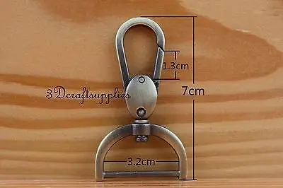 Карабины карабины крючки для кошельков вертлюжный карабин антибронзовые 4 шт.