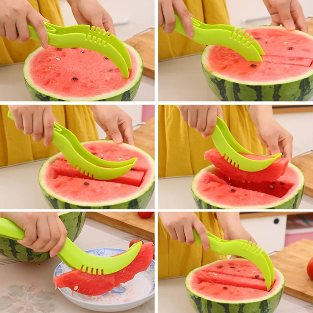6 шт./компл. многофункциональный фрукты резак комплект арбуз Яблоко Slicer совок для