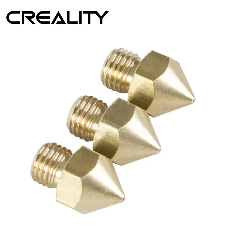Детали для 3D принтера CREALITY Original Creality CR 10S Pro 4 шт./лот сопло 0 2 мм/0 6 8 мм/1 мм