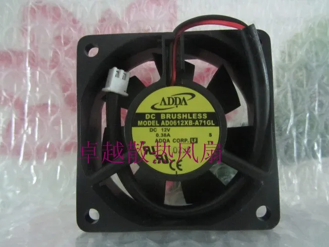 

Adda ad0612xb-a71gl dc12v 0.38a The chassis, CPU fan, power supply fan cooling fan