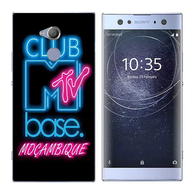 Для Sony Xperia XA2 Ultra TPU для Slim Silionce Soft 6 0 &quotчерные чехлы телефонов с буквенным принтом