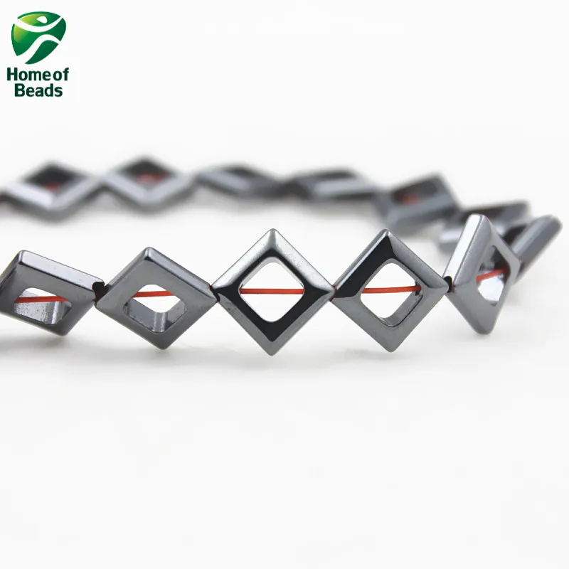 Новое поступление качественные Квадратные бусины из гематита натурального