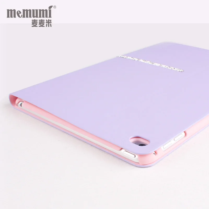 Memumi Защитная Крышка Чехол Для iPad Air 2 Телячья Кожа Кристалл для 6 С Автовключение