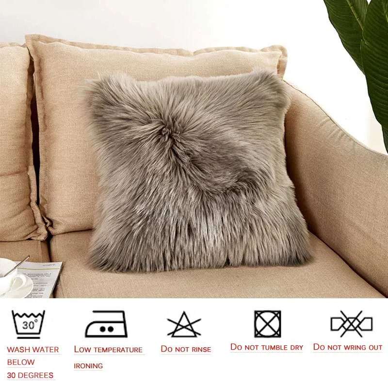 Новинка плюшевая наволочка Meijuner Мягкая шерстяная длинная пушистая для дивана