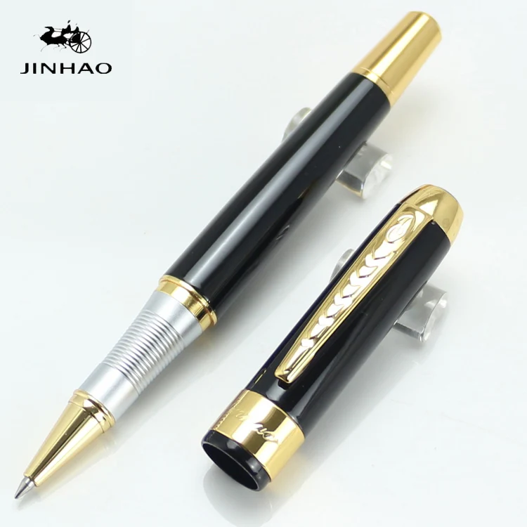 

Каллиграфия JINHAO250, черные и золотые офисные Письменные ручки для студентов, шариковая ручка 0,7 мм, точечная фоторучка, фирменные ручки для письма
