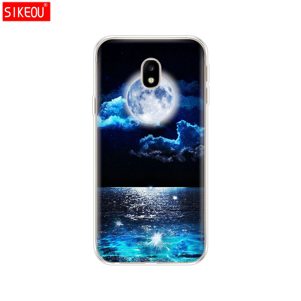 12063 Phone Case For Samsung Galaxy J5 J530F J5 Pro Case Soft TPU Silicone shell Cover for Samsung J5 J530 cover flower - Цвет: 12063