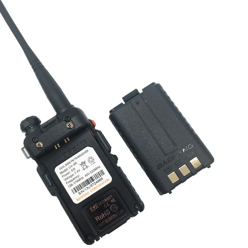 2 шт. Baofeng UV 5R Портативное двухстороннее радио UHF VHF CB Ham радиостанция Беспроводная