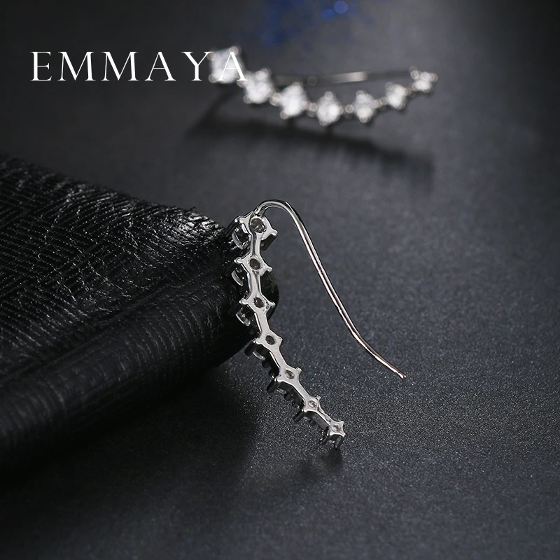 Emmaya уникальные новые дизайнерские серьги-гвоздики высшего класса CZ серьги цвета