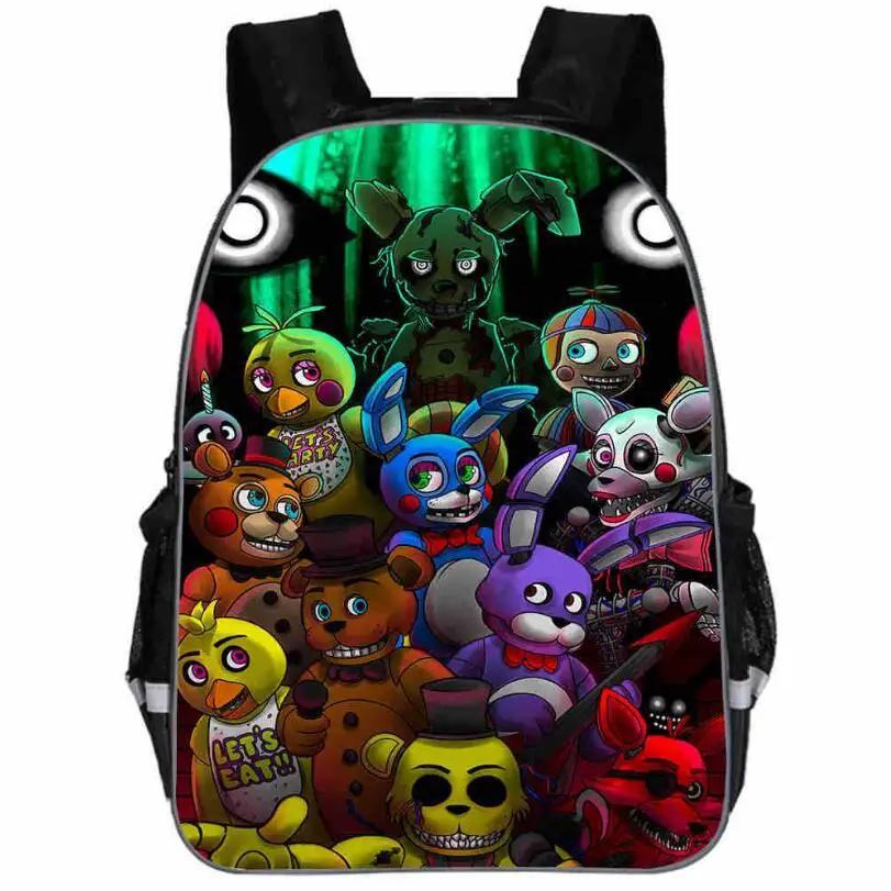 Рюкзаки для подростков Five Nights At Freddys рюкзак Bonnie Fazbear Foxy Freddy Chica детские сумки