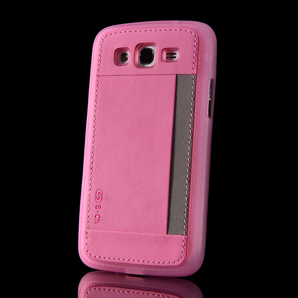 For Samsung Galaxy Grand Neo Plus i9060 Duos i9082 Silicone Back Cover S-CH Ultra Thin Soft TPU PU Leather Phone Case |