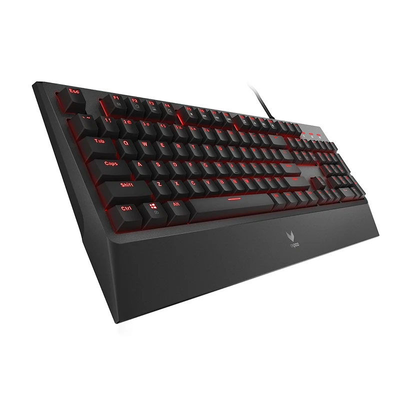 RAPOO V730L механическая клавиатура с подсветкой usb Настольный ПК геймер для игровой