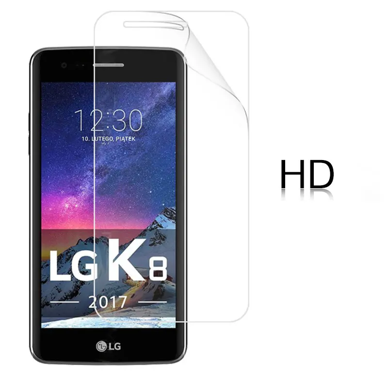 HD прозрачный глянцевый чехол для LG K8 2017 X240H с антибликовым покрытием и защитой от