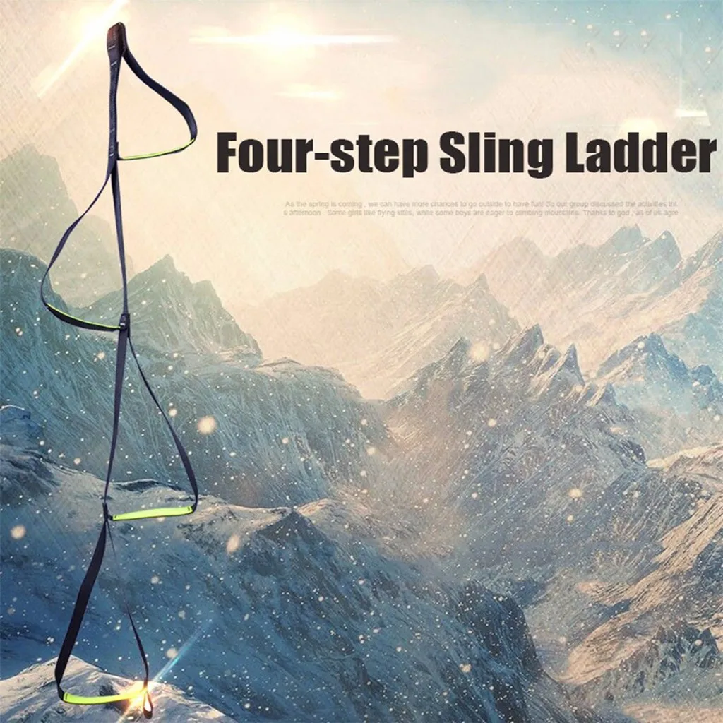 

Mountain Deck Ladder Rope Ladder Step Climbing Rock Climbing Belt Slim Climbing Strap Ladder Escalade Outils Hot Sale 2021