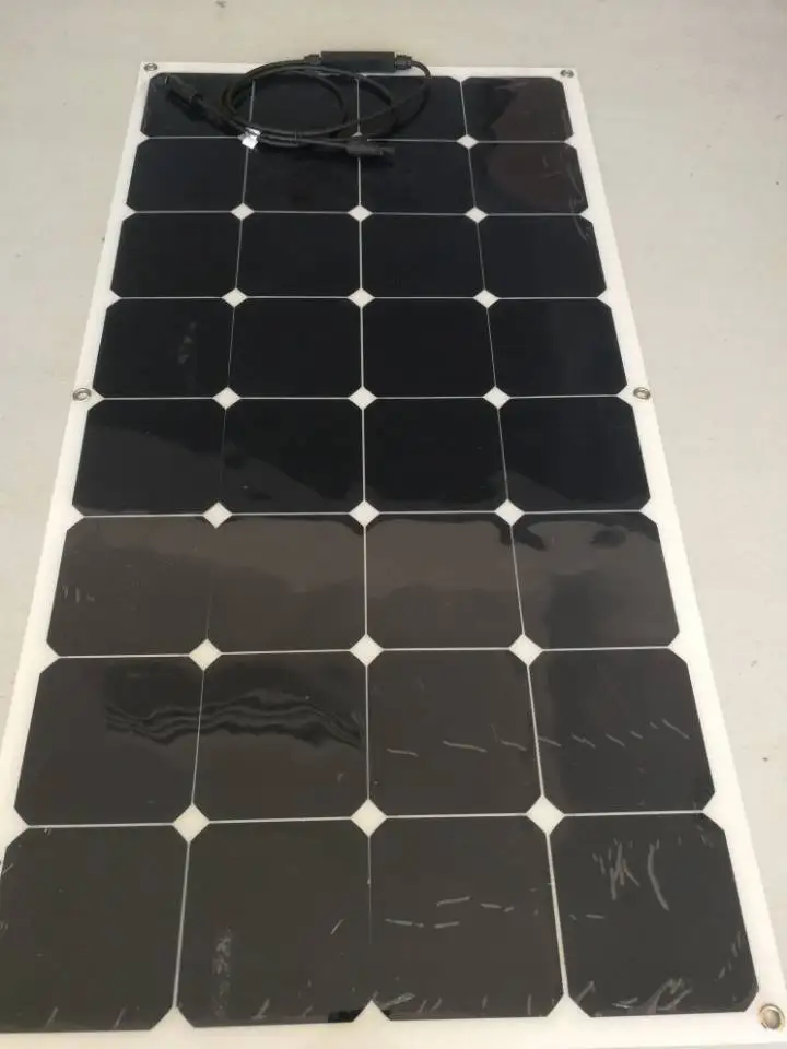 100/200/300/400 Вт 12 вольт SunPower гибкий Панели солнечные монокристаллические солнечные батареи чрезвычайно ультра легкий, ультра тонкий