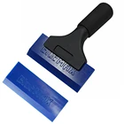 Резиновый скребок EHDIS для окон BlueMAX, скребок для льда с длинной ручкой, домашняя уборка автомобиля