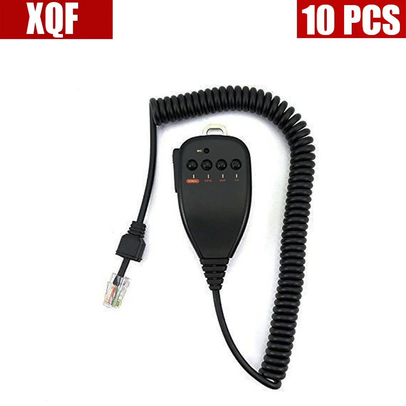 XQF 10 шт. MC 44 ручной Динамик микрофон для Kenwood радио TM 261 271 461 471|handheld speaker microphone|speaker