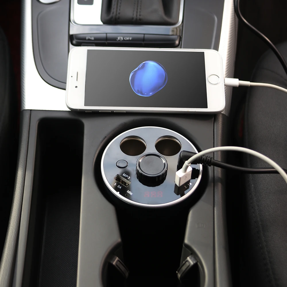 Bluetooth автомобильный комплект музыкальный плеер fm передатчик модулятор двойной