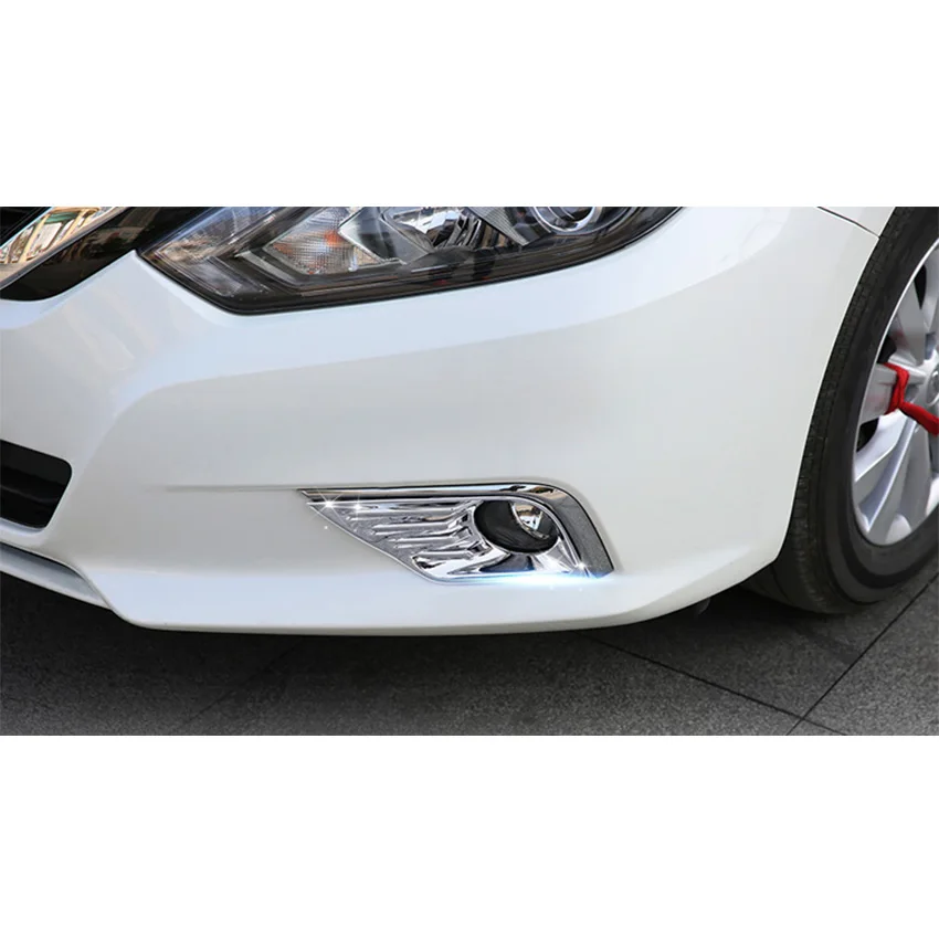 Для Nissan Teana Altima автомобильный передний противотуманный светильник, крышка для лампы, ободок, автомобильный Стайлинг, автомобильные хромированные аксессуары из АБС-пластика