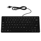 Игровая клавиатура Teclado для ПК, ноутбука, USB 2,0, 78 клавиш