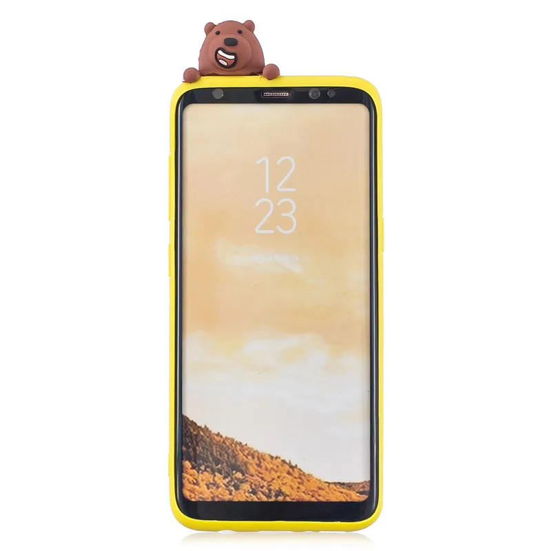 Модный Роскошный 3D милый мультяшный чехол для телефона Samsung S10 S9 S8 Plus S7edge S10lite Note8