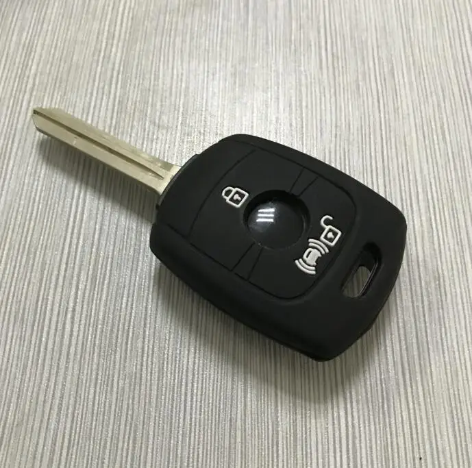 Силиконовый чехол для автомобильного Брелока Для SSANGYONG ACTYON KYRON REXTON, 2 кнопки дистанционного управления, брелок без ключа, защищен