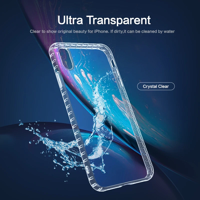 Противоударный чехол FLOVEME для iPhone X XS Max ультратонкие чехлы-подушки безопасности