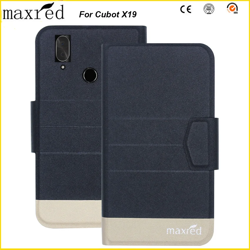 5 Colors ! Cubot X19 Case 2019 High Quality Flip Ultra-thin Luxury Leather Protective For Cover Phone | Мобильные телефоны и