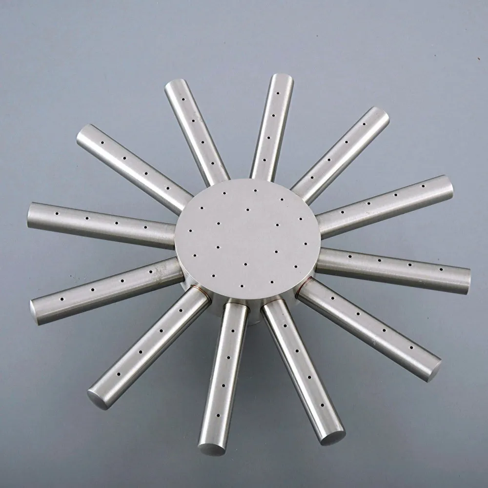 8 дюймов никель Матовый Латунь Подсолнух Ванна дождь Дождь Ванная душевая