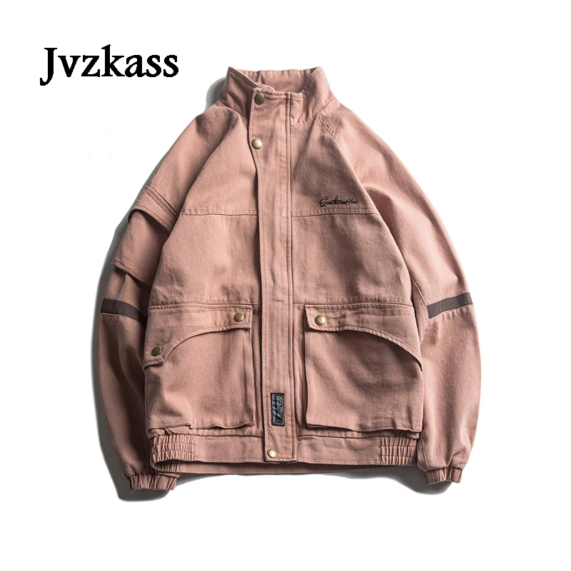 

Женская куртка-пилот Jvzkass, свободная куртка ярких цветов в стиле ретро, в европейском и американском стиле, весна-осень 2019