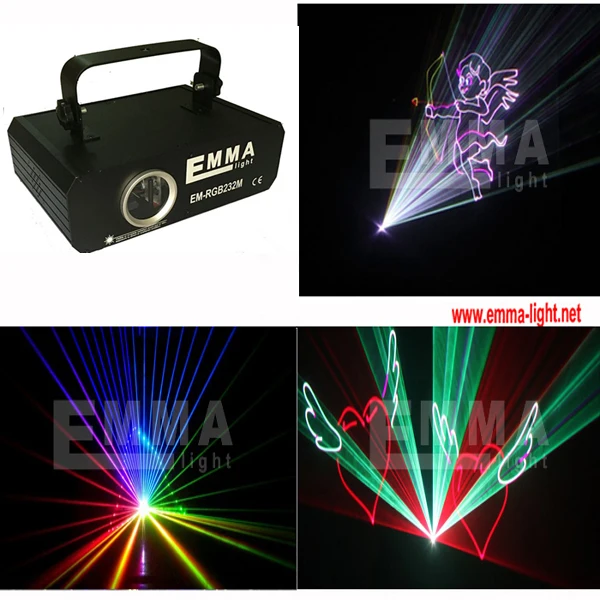 1 Вт 3D Красочные лазерный луч лазера диско свет RGB анимации лазерное шоу|show place|light