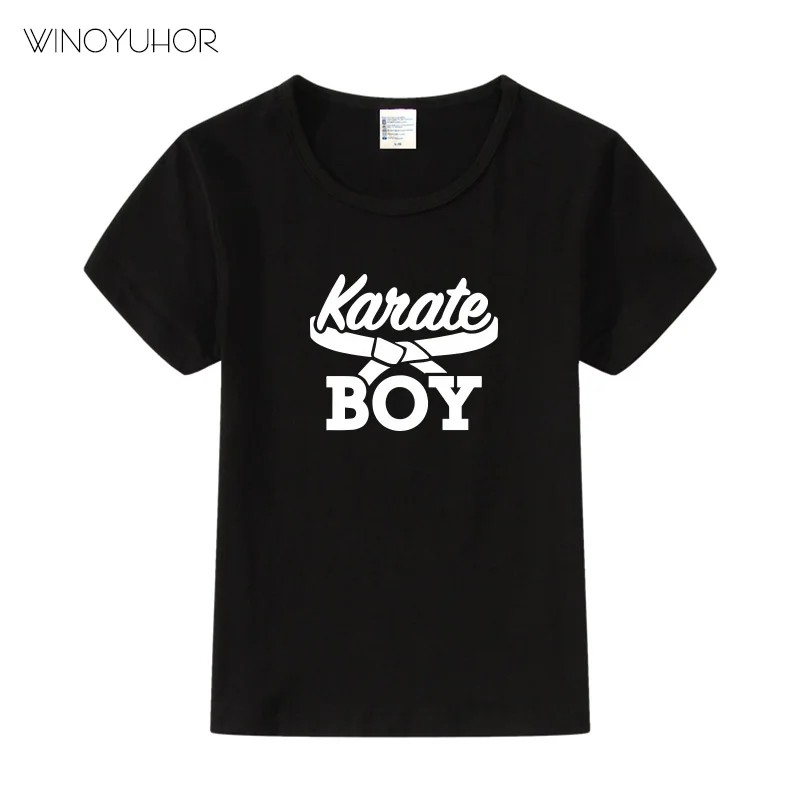 

Детские футболки для карате, летняя спортивная футболка с коротким рукавом для мальчиков, футболка в стиле хип-хоп, детская одежда, спортивная одежда