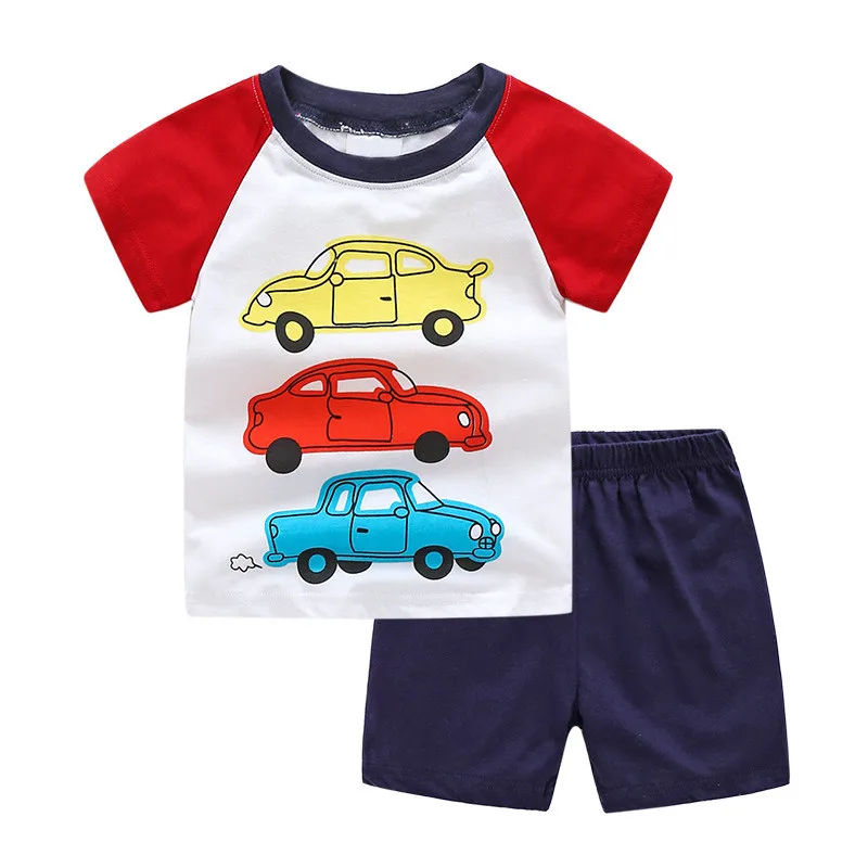 20121 Kids Clothes Boys Summer Top Children Clothing Sets Conjunto Infantil Menino Pijama Todder Tracksuit Baby Ensemble New |