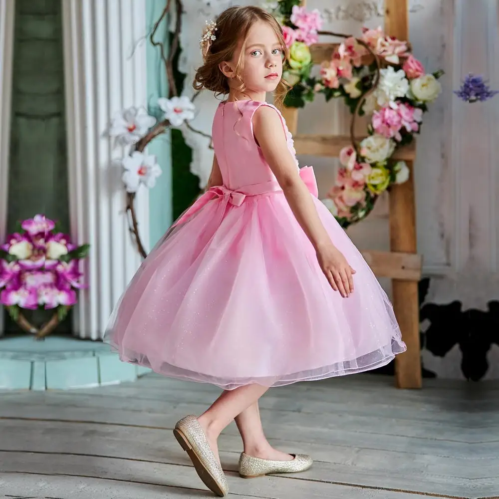kids Dresses for Girls Princess Tutu Wedding and Party Girl Dress Summer Birthday Clothes Children Clothing Kid | Детская одежда и