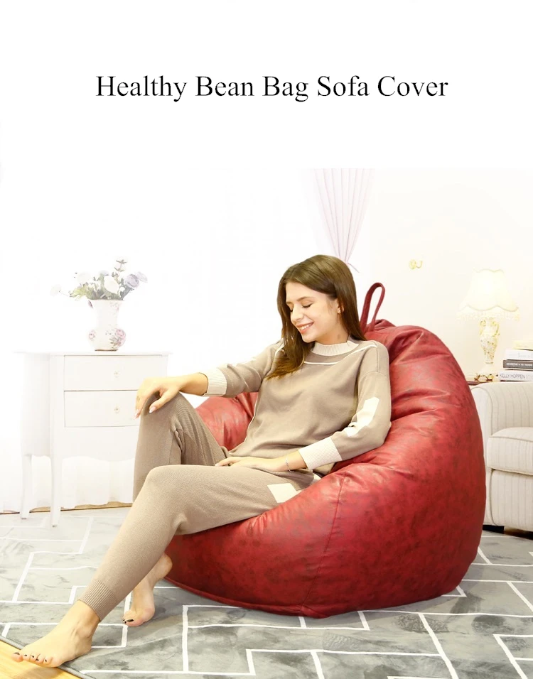 Технология ткань Bean Bag чехол Мода Pouf Beanbag кресло без наполнителя гостиная спальня диван кровать ленивый Повседневный мягкий диван татами