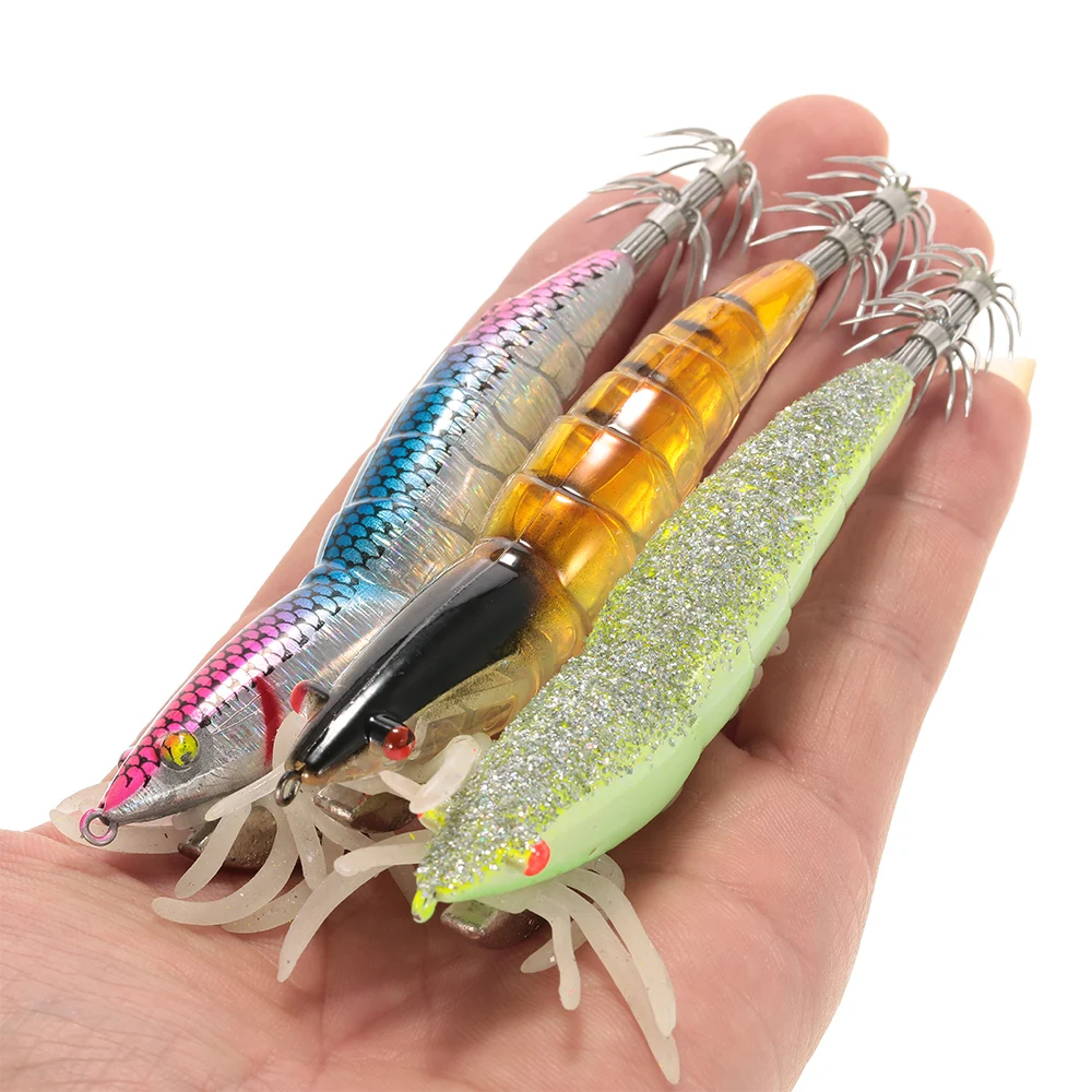 3 шт./5 шт. светящиеся рыболовные приманки в виде креветки 12 см|fishing lure|lure kitbait crankbait |