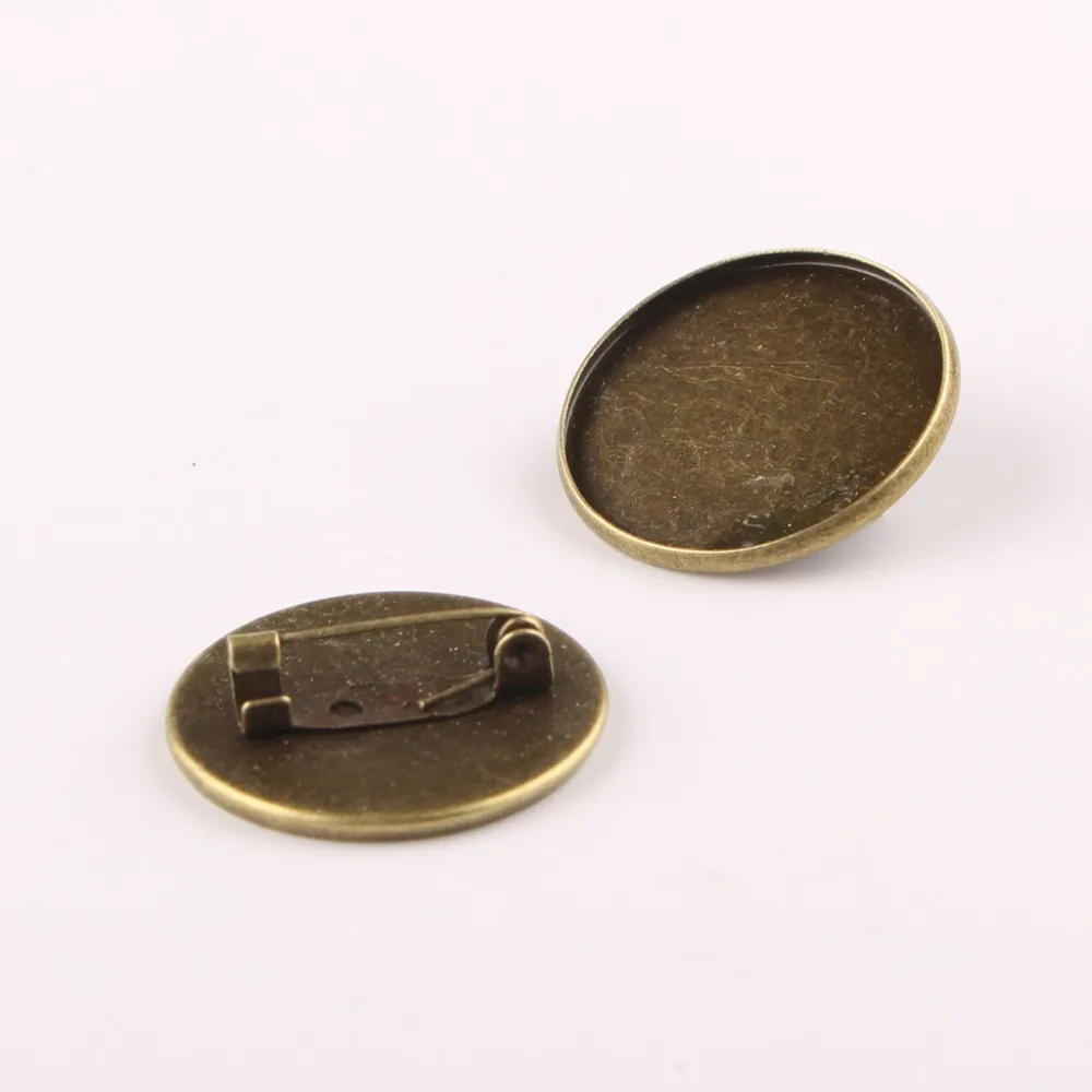 20 шт. брошь из кабошона reidgaller Металлический фитинг 16 мм 18 25 30 м|diy accessories|cabochon broochmetal