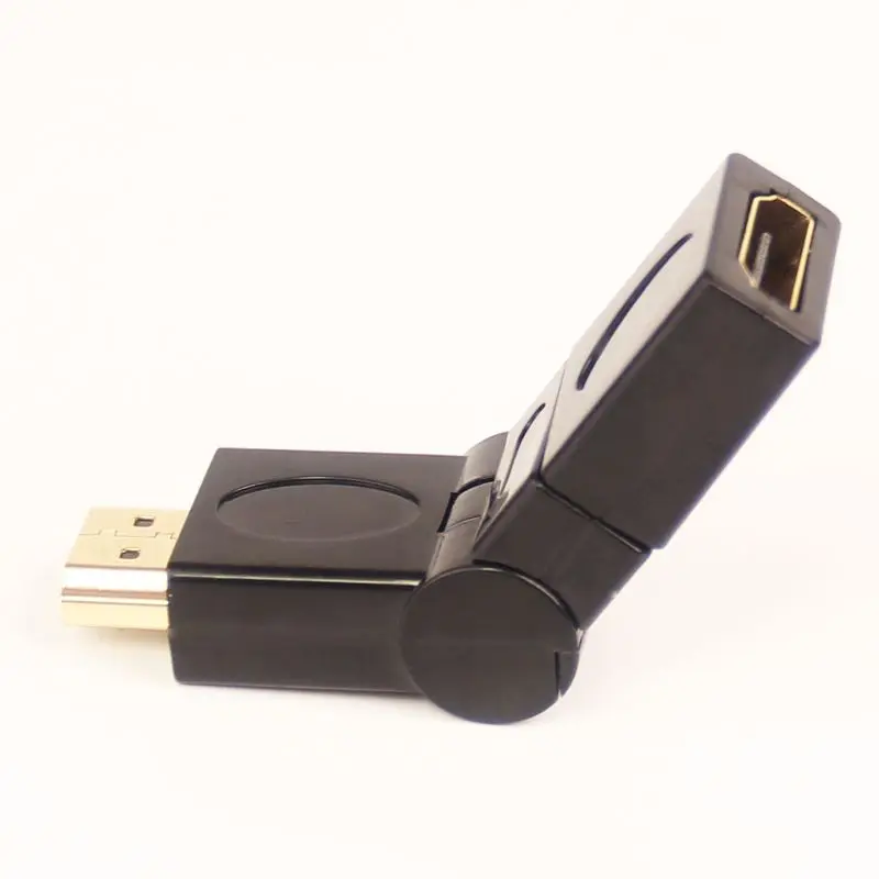HD05 адаптер 90 градусов вращающийся HDMI штекер к гнездовой разъем конвертера 10