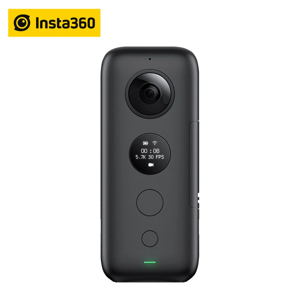 特売 Insta360 1 アクションカメラ Vr 360 パノラマカメラ Iphone と Android 5 7 K ビデオ 18mp 写真見えない Selfie スティック