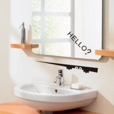 Резная настенная наклейка красивый дизайн смешная на унитаз ванной декоративное