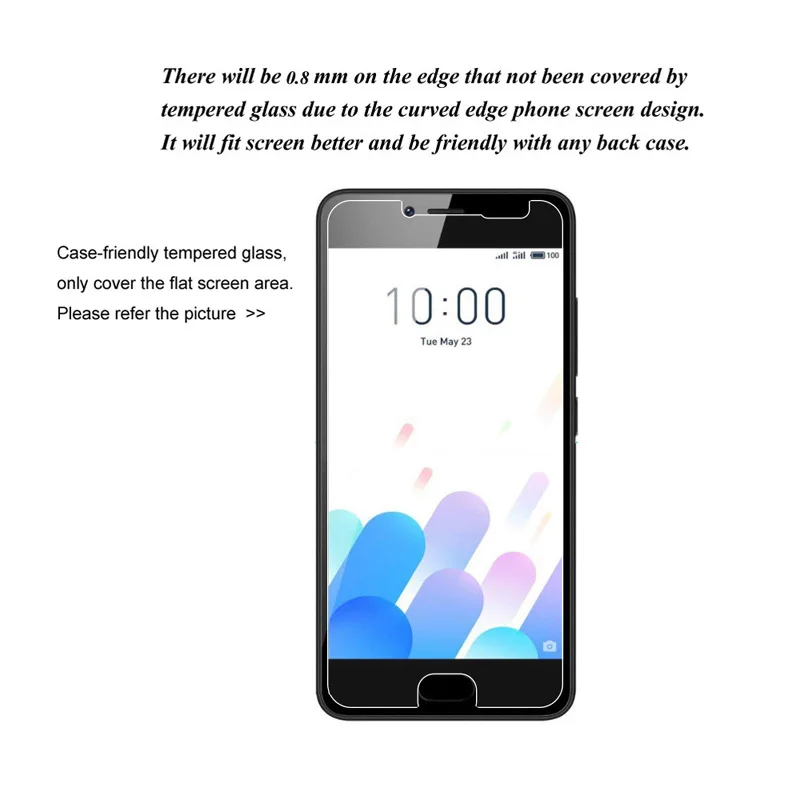 2pcs Glass For Meizu M5C Screen Protector Tempered Phone Protective Film Wolfsay | Мобильные телефоны и аксессуары