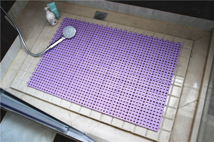 30X30 см Плетеный ПВХ коврик для ванной Batroom Туалет Кухня плавательный бассейн водостойкий сливной Противоскользящий коврик полые коврики для ванной