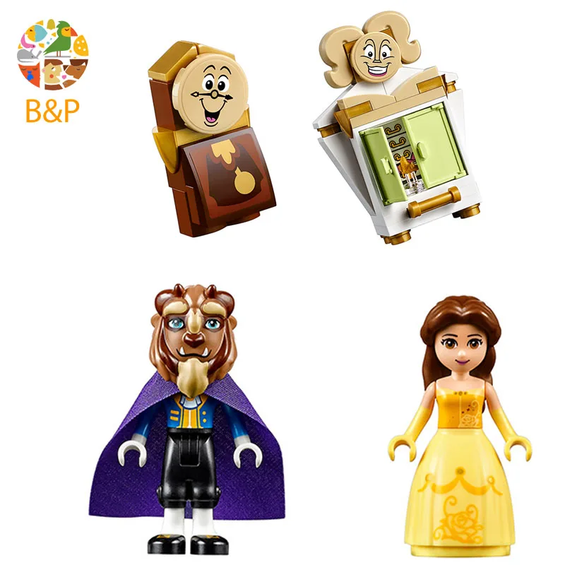 41067 Совместимость с Leoging друзей принцессы 376 шт. Belles заколдованный замок Building Block