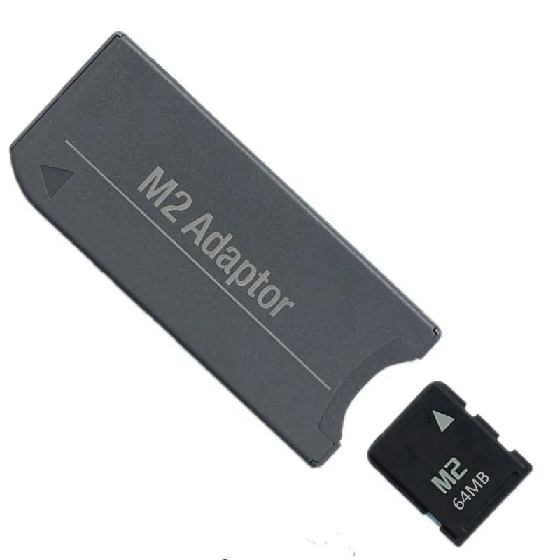 Карта памяти Micro Card маленькая емкость 64 Мб M2 карта + на карту MS Pro Duo адаптер PSP|Карты