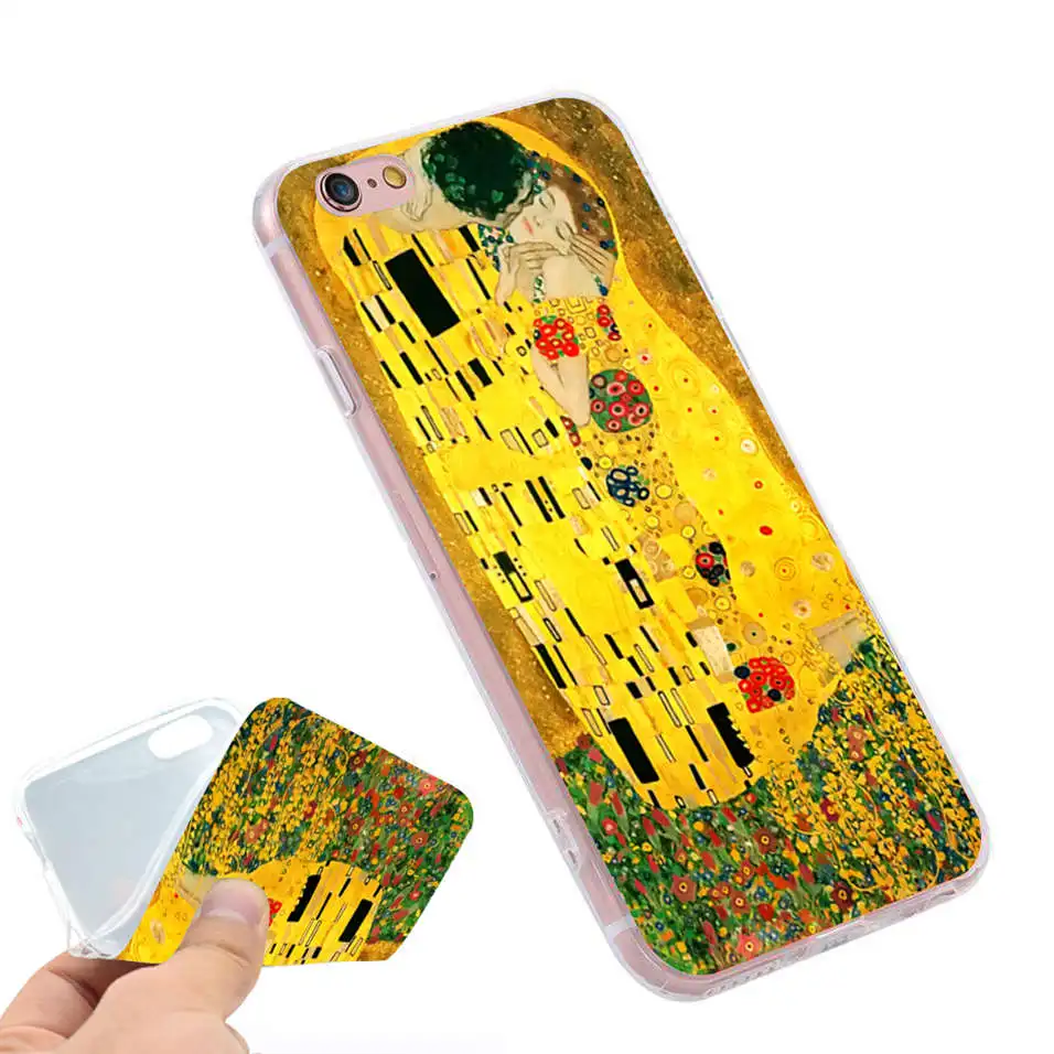 Чехол с рисунком Густава Климта для iPhone X 11 Pro 5S XR XS Max SE 6 s S 7 8 Plus | Мобильные