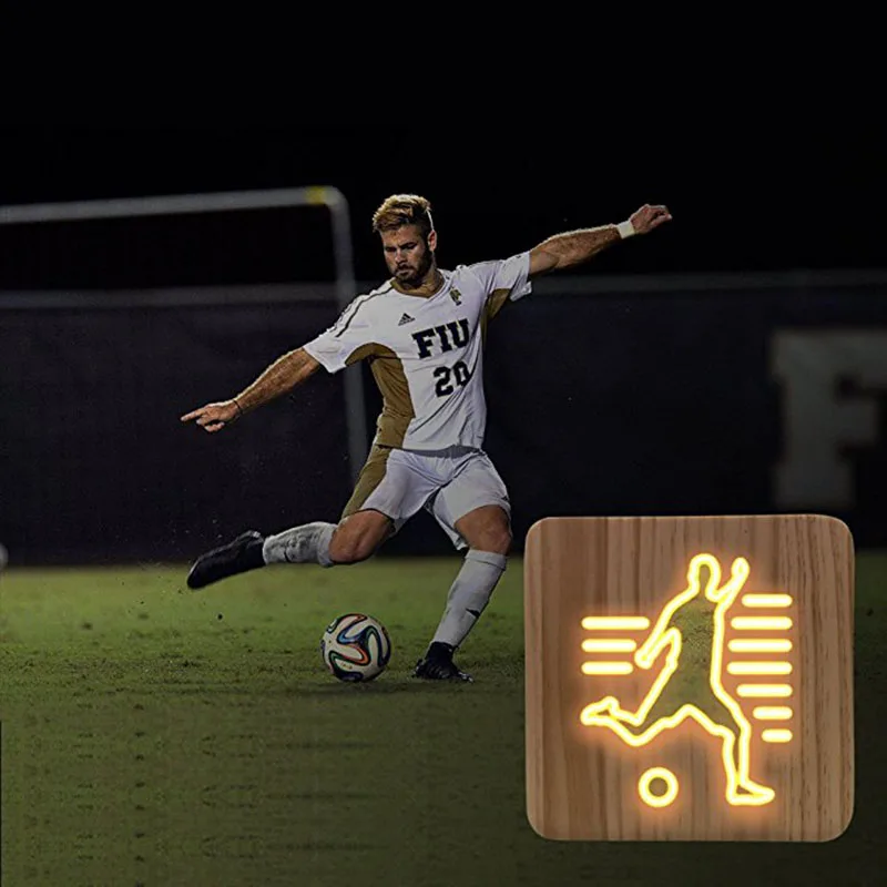 USB ночник сделай сам деревянная настольная лампа освещение для украшения комнаты