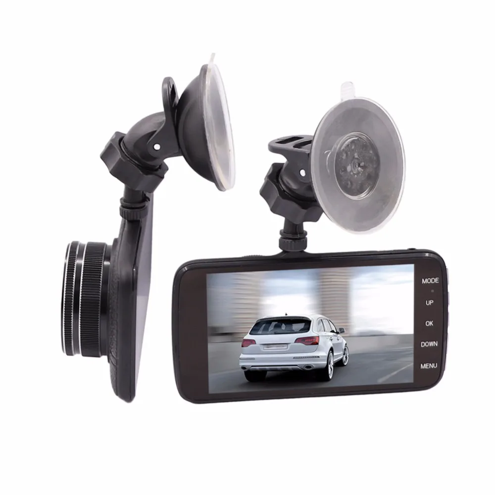 Ips экран Автомобильный видеорегистратор Камера dash cam Full HD 1080 P мониторинг парковки