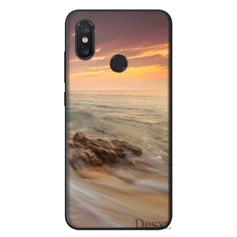 Силиконовый чехол Desxz для мобильного телефона Xiaomi Mi MAX 3 6 8 9 F1 A1 A2 5X 6X Lite пляжная