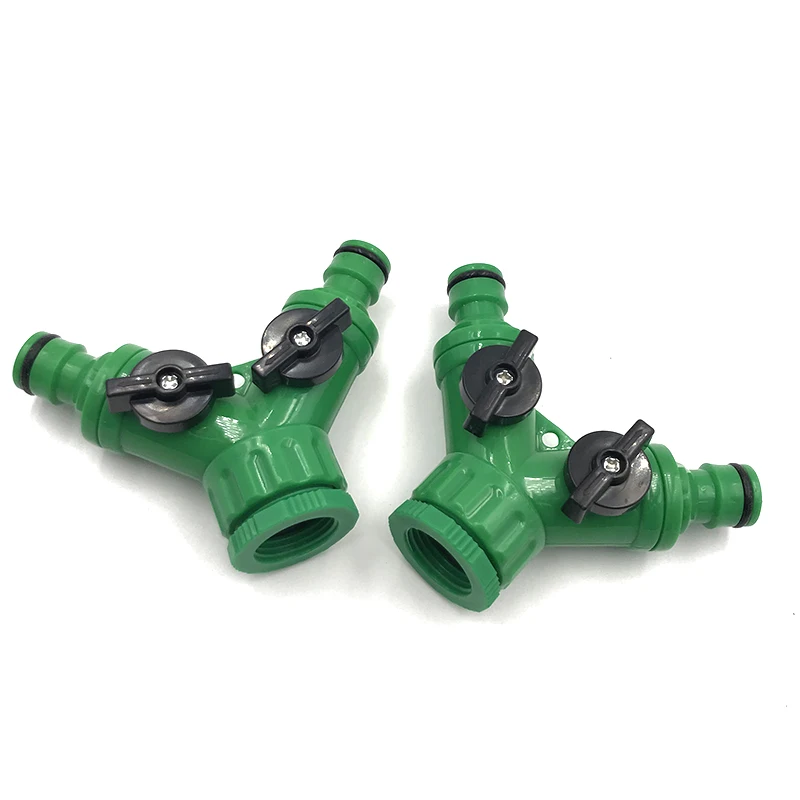 Сплиттер для водопроводного крана 1/2 &quotи 3/4&quot 2 сторонний быстроразъемный