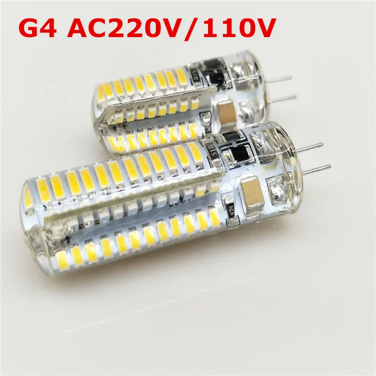 G4 Светодиодный светильник AC110V/220 V SMD3014 5 Вт 6 Вт 9 Вт Замена 30 Вт/60 Вт галогенная лампа 360 Угол луча СВЕТОДИОДНЫЙ лампада лампа